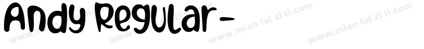 Andy Regular字体转换